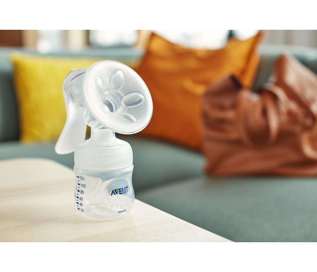 Philips Avent Laktator Ręczny NATURAL +Butelka 125ml - 320330 - zdjęcie 2